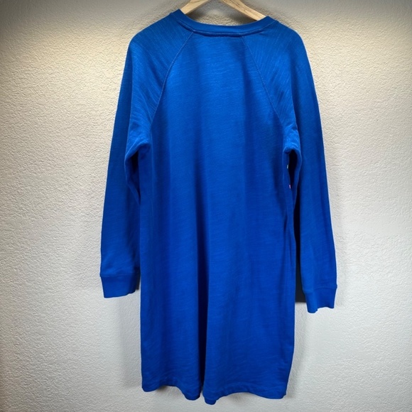Boden Sweatshirt Mini Dress Womens Size 16/18R Long Sleeves Crew Neck TINY FLAW - Picture 2 of 16